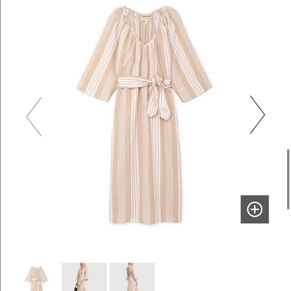 NWT Mara Hoffman Linen Maxi Dress Cover-up Sz S - Picture 3 of 8